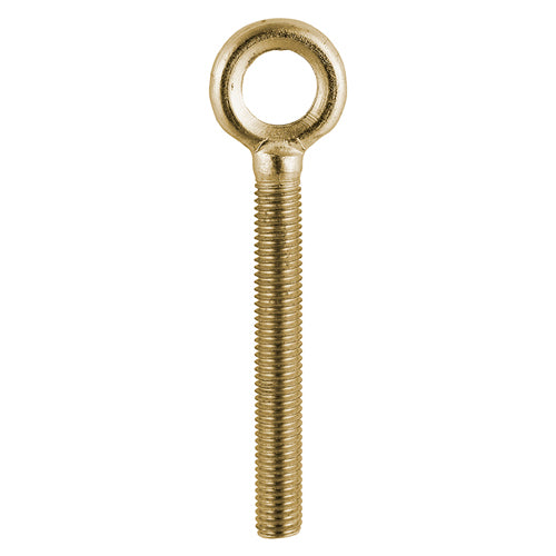 TIMCO Forged Eyes - Yellow | Heavy Duty Threaded Eye Bolts for Rope & Cable Fixing