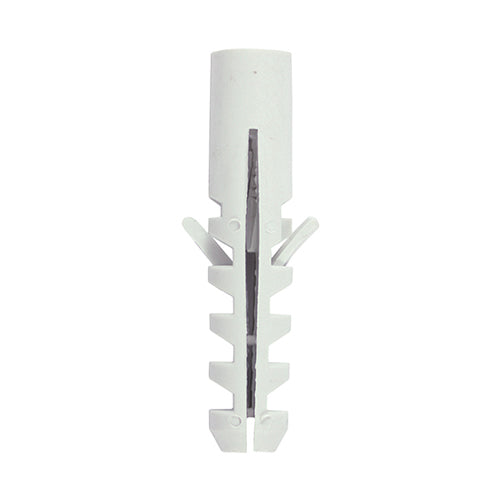 Nylon Wall Plugs β Durable Anti-Rotation Fixings for Masonry & Outdoor Use (Pack Options Available)