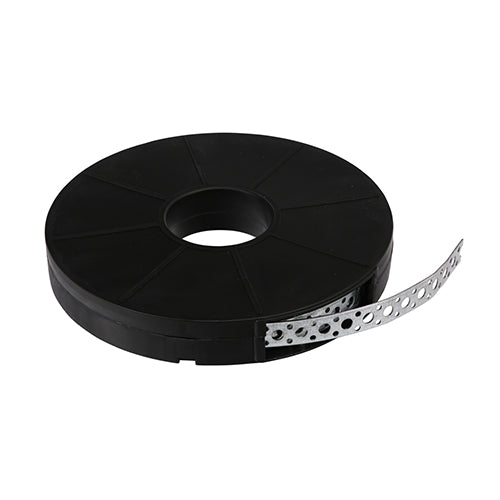 Galvanised Fixing Band – Perforated Steel Strip for Pipework, Cable Support & General Repairs