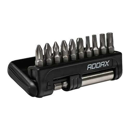 (PACK OF 11pc)Mixed S2 Driver Bit Set – 11 Piece 25mm Screwdriver Bits with 60mm Magnetic Bit Holder