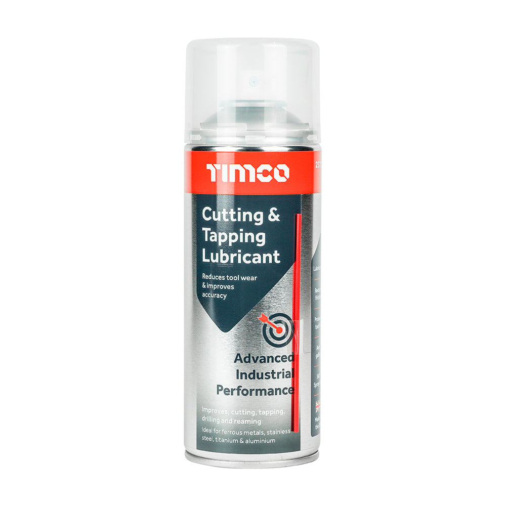 380ml Cutting & Tapping Lubricant Spray – Reduces Friction & Wear for Metalworking, Drilling & Threading – Clear Formula (CAN OF 1)