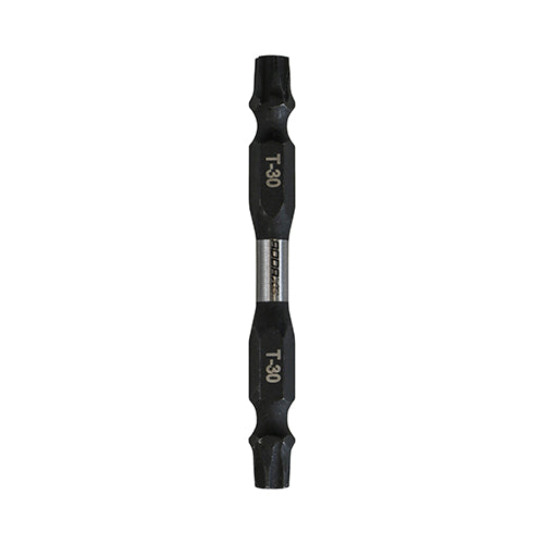 (PACK OF 2) TX30 x 65 Double Ended Impact Driver Bits - Black Phosphate