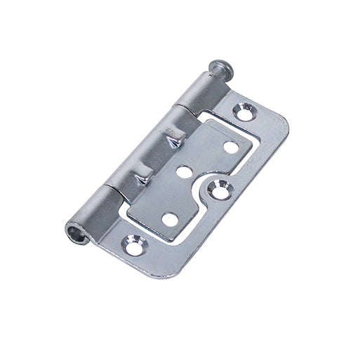 (PACK OF 1 PAIR) Hurlinge Loose Pin Hinge (104Z) – Zinc Finish Cabinet & Cupboard Hinge for Easy Door Removal and Flush Fit