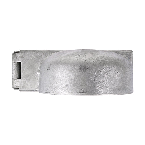 7 1/2" Padlock Protection Bar Left – Hot Dipped Galvanised Carbon Steel Security Hasp for Gates & Sheds (PACK OF 1)