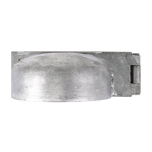 7 1/2" Padlock Protection Bar Right – Hot Dipped Galvanized Carbon Steel Gate & Shed Security Hasp (PACK OF 1)