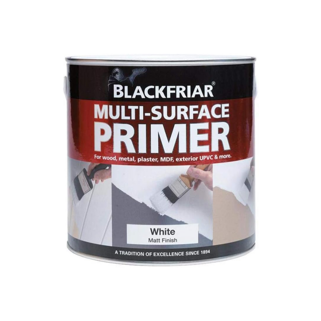 500ml Multi Surface Primer – Blackfriar Quick Drying Base Coat for Wood, Metal, Masonry & Plastics (BF0440001E1)