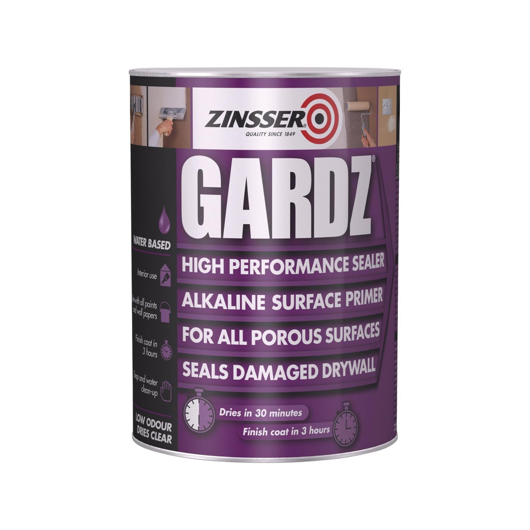 500ml Zinsser Gardz Sealer Primer – Interior Mould & Mildew Protection, Bonds to Glossy Paints (ZN7160001E1)