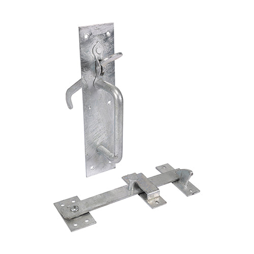 219 x 50mm Suffolk Latch β Hot Dipped Galvanised Gate Latch for Wooden Gates β Corrosion Resistant Carbon Steel (PACK OF 1)