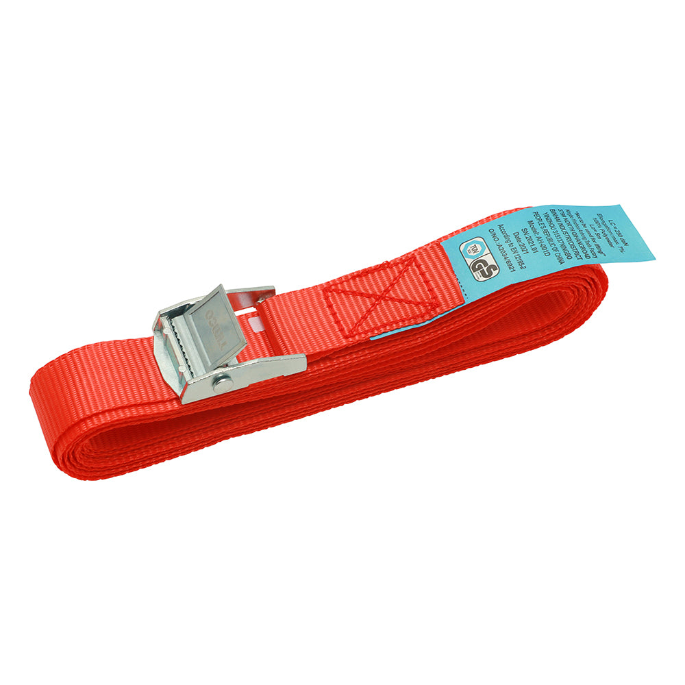 TIMCO 5m x 25mm Cam Buckles β Standard Duty Tie Down Straps for Light Loads β 2 Pieces