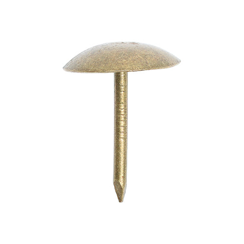 10.5 x 15.7mm Upholstery Nails - Bronze Finish Decorative Furniture Tacks - Pack of 50pcs