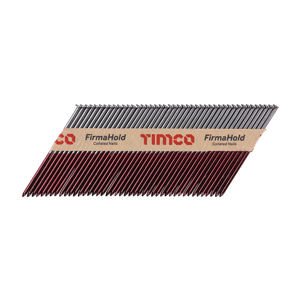 3.1 x 90 FirmaHold Collated Clipped Head Nails β Plain Shank Bright Finish β Trade Pack 2200 Pieces