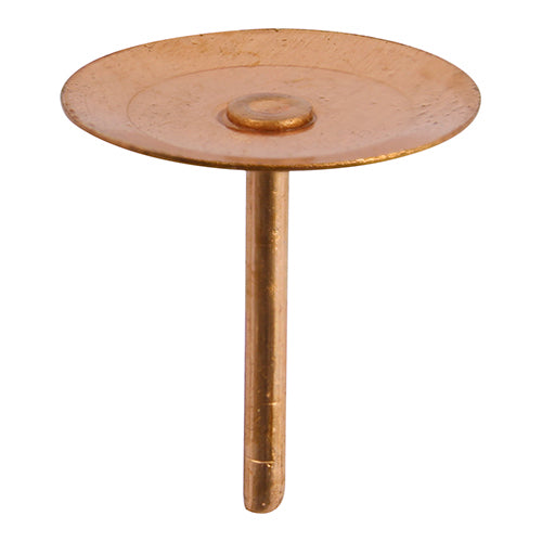 20 x 1.50 Disc Rivets – Copper Roofing Slate Fixings – Rust-Resistant Fasteners