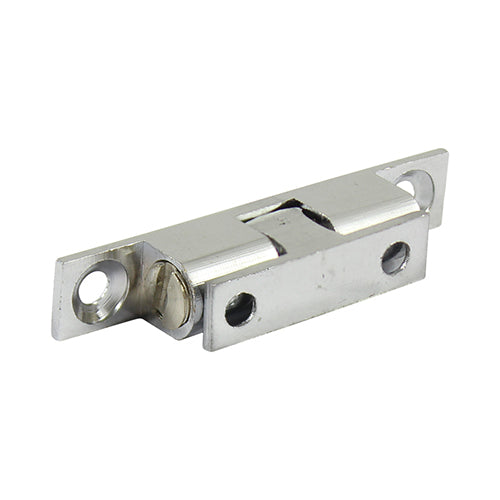 (PACK OF 2) Double Ball Catches – Chrome Cabinet & Cupboard Door Latch