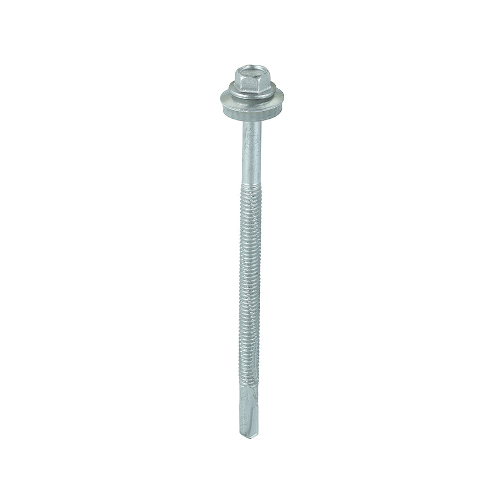 TIMCO Metal Construction Heavy Section Screws - Hex Self-Drilling Exterior Silver Organic