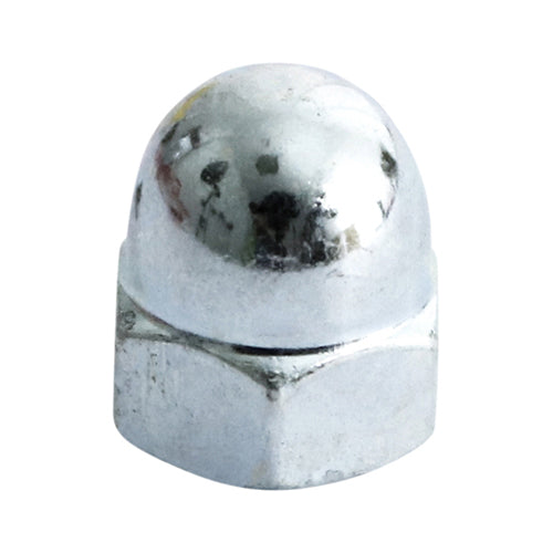 Hex Dome Nuts - Zinc | Protective Metric Thread Nut Caps for Aesthetic Finishes