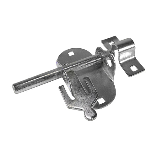 Oval Padbolt Zinc 4" – Heavy Duty Gate Bolt Lock | Garden Shed Padlock Bolt | Zinc Plated Oval Padbolt for Doors, Gates & Outdoor Security