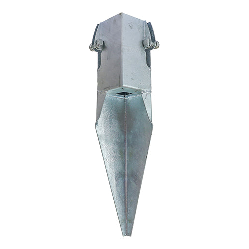Repair Spike Bolt Secure Hot Dipped Galvanised – Fence Post Repair Support for Concrete Bases