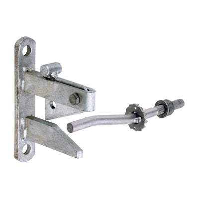 120mm TIMCO Self Locking Gate Catch with Cranked Striker | Hot Dipped Galvanised | Carbon Steel | Gate Latch