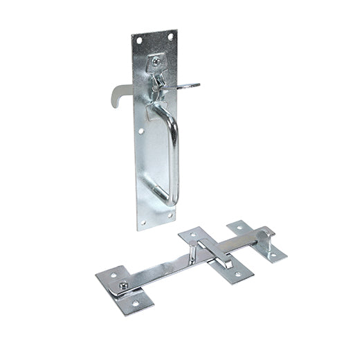 205 x 45mm - Suffolk Latch – Zinc-Plated Gate & Door Hardware - Pack of 1 (SLMZB)