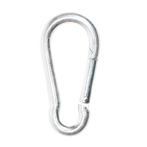 (PACK OF 3) 60mm Snap Hooks - Steel Carabiner Clips for Quick & Easy Temporary Fastening