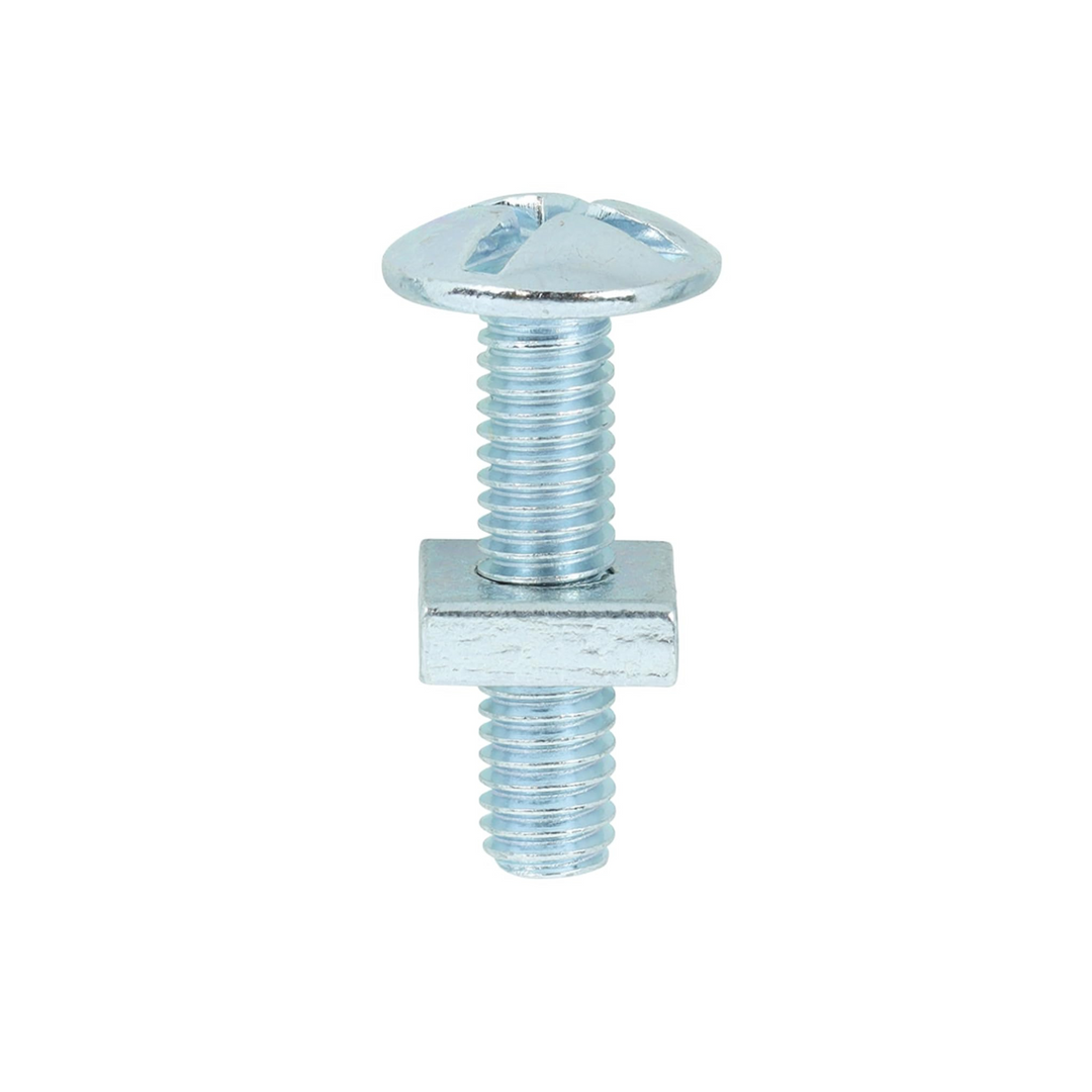 Roofing Bolts and Nuts Screws with Washers, Fastener for Flat Roof Sheeting and Roof Repair - M5,M6,M8 Multipacks