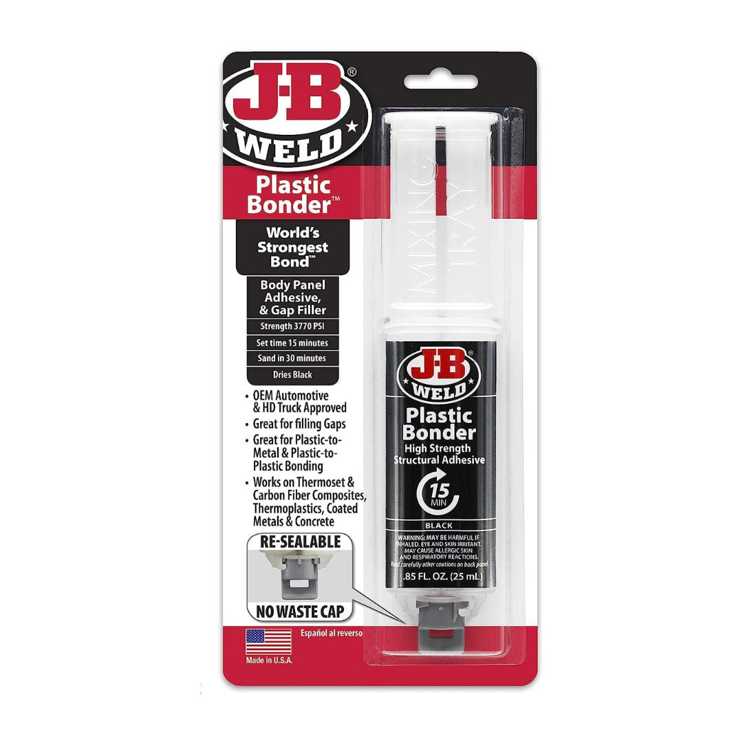 Simply 50139 JB Weld PlasticBonder Black,25 ml Fixings Direct