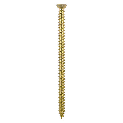 Concrete Screws - TX Flat Countersunk Yellow for Secure Fixings in Masonry & Wood