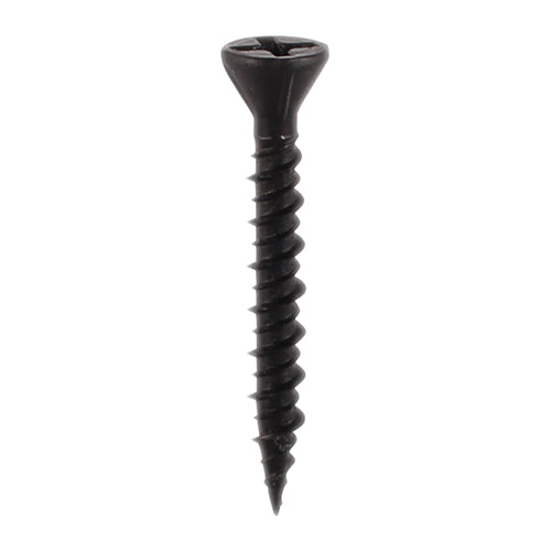 Drywall Dense Board Screws – PH Reduced Countersunk High-Low Thread – Black – Box of 1000