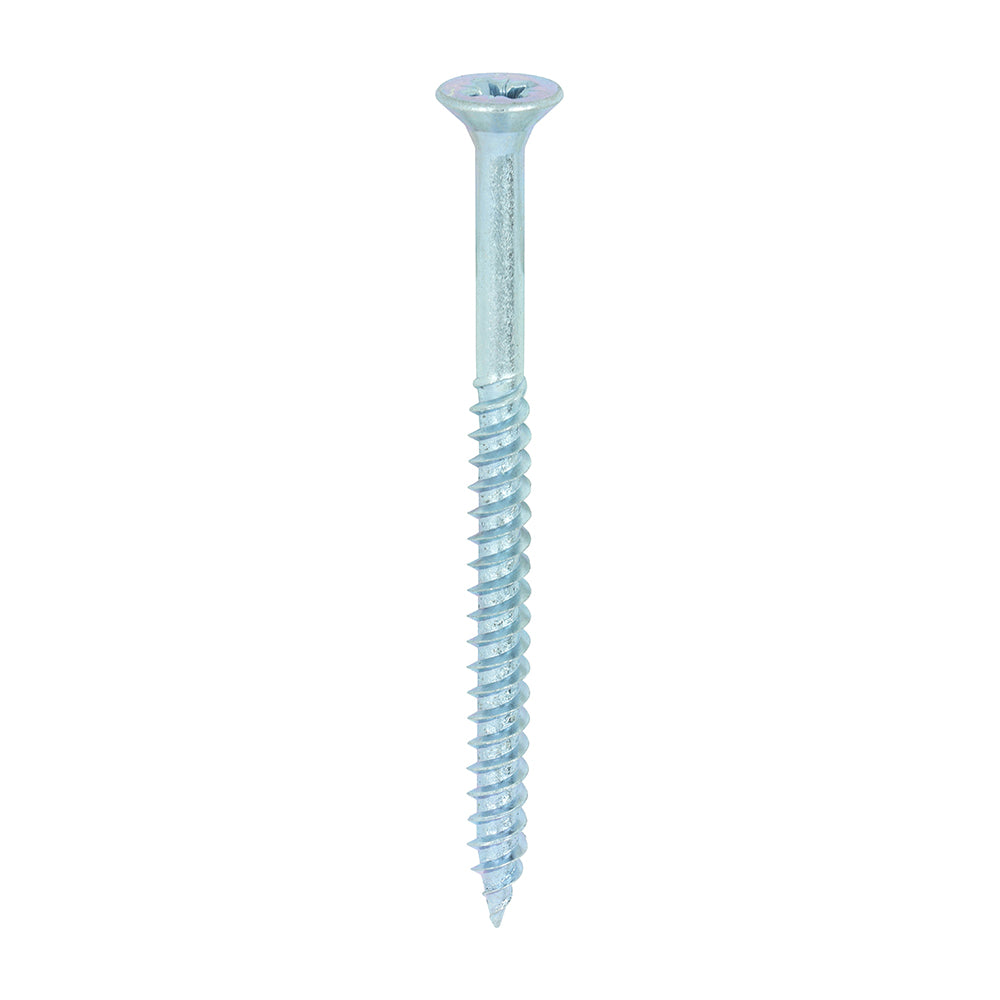 Twin-Threaded Woodscrews – PZ – Double Countersunk – Zinc
