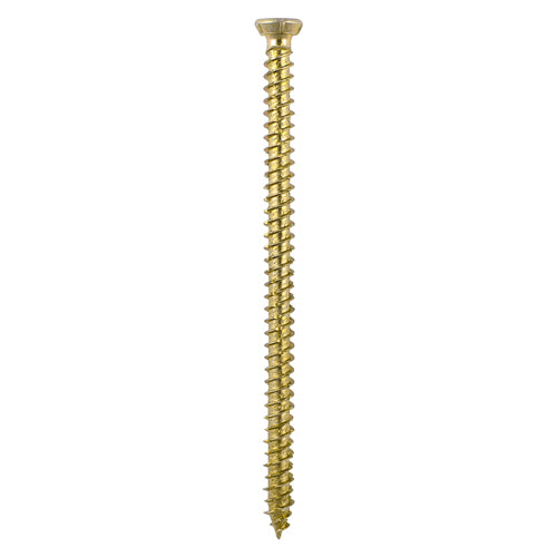 Concrete Screws - TX Flat Countersunk Yellow for Secure Fixings in Masonry & Wood