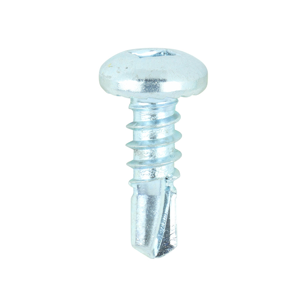 Metal Construction Sheet & Stud Screws - Pan - Self-Drilling - Zinc