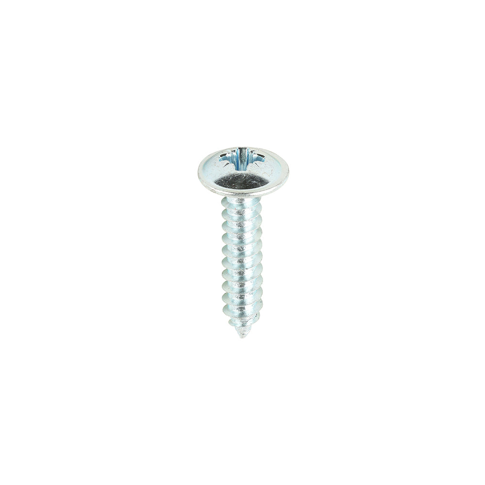 Metal Tapping Screws – PZ Flange Self-Tapping – Zinc Plated Steel – For Metal Fixing & Fabrication