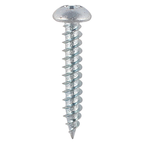 Twin-Threaded Woodscrews – PZ Round Head – Zinc Plated – Fast Start Twin-Thread Timber Screws
