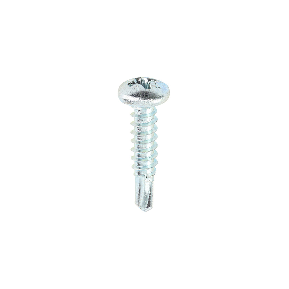 Metal Construction Sheet & Stud Screws - Pan - Self-Drilling - Zinc