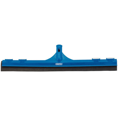Draper 600mm floor squeegee with blue plastic frame and black EVA insert.