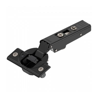 Blum Onyx Black Clip Top 110° Hinge Screw-on Boss - Full Overlay - Sprung Top 110° Hinge (Single)