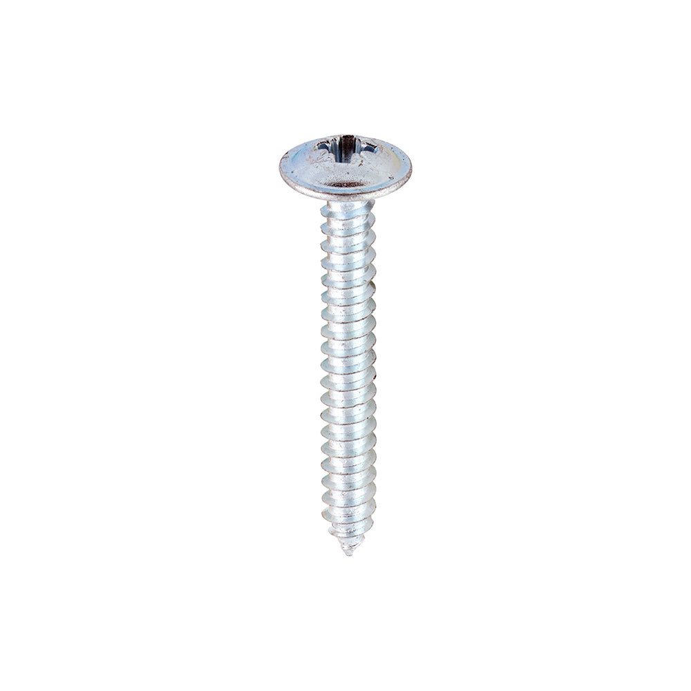 Metal Tapping Screws – PZ Flange Self-Tapping – Zinc Plated Steel – For Metal Fixing & Fabrication