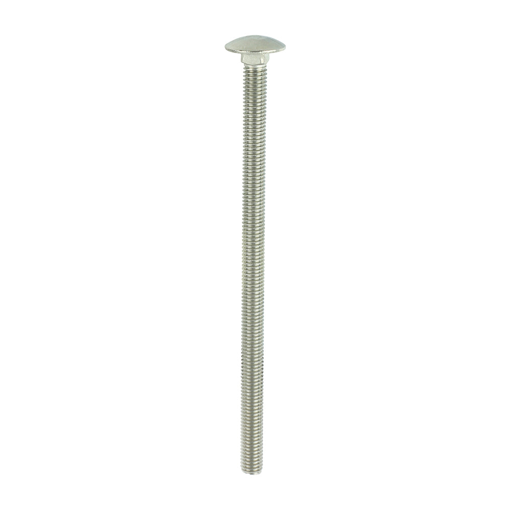 TIMCO Carriage Bolts – A2 Stainless Steel Domed Head Bolts with Square Shoulder – Corrosion Resistant