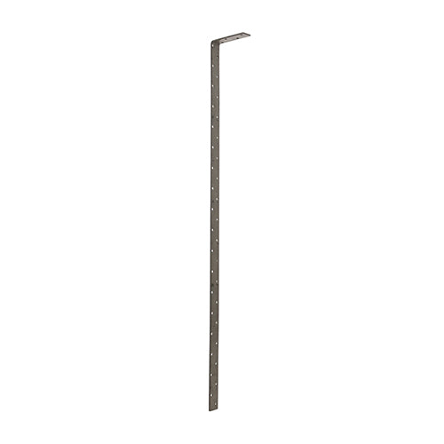 1000mm Light Duty Restraint Straps - Bent - A2 Stainless Steel - Wall Plate Fixing - Corrosion Resistant