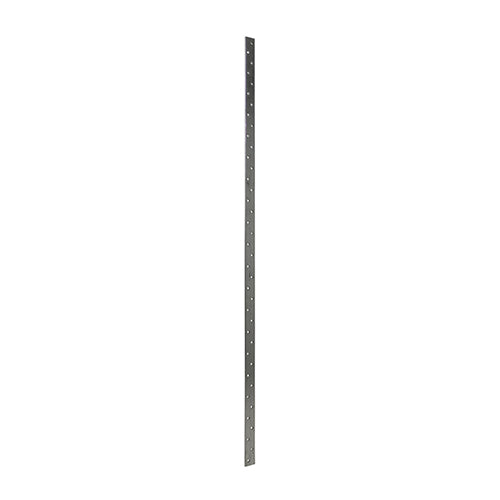1000mm Restraint Straps - Light Duty - Flat - Galvanised - Wall Plate Fixing - Carbon Steel