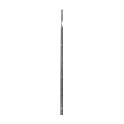 1000mm Restraint Straps – Twisted Galvanized Steel for Timber & Masonry Fixing - Pack of 1 (1000TRSL)