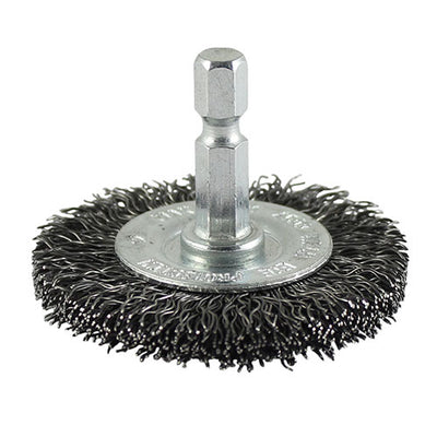 TIMCO Drill Wheel Brush Crimped Steel Wire