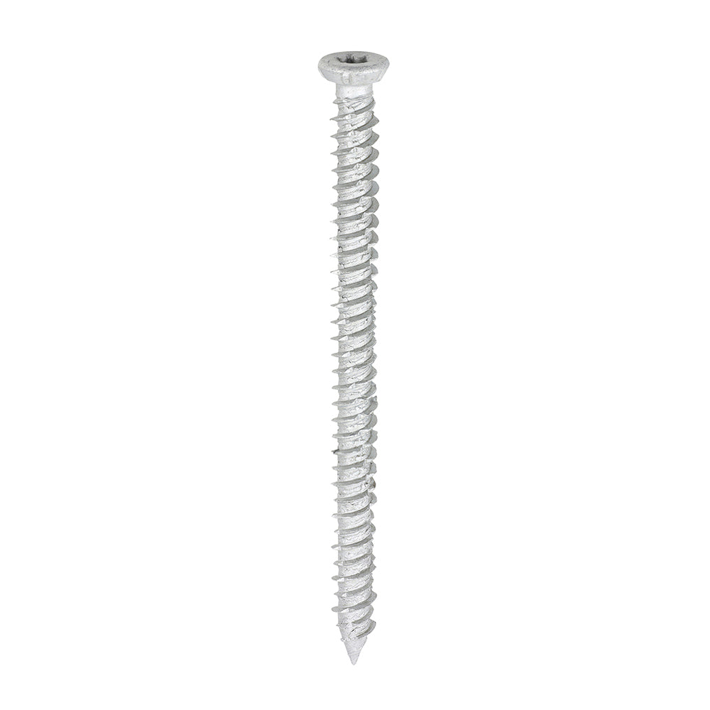 Concrete Screw - TX Flat Countersunk Exterior Silver for Masonry & Wood Fixings