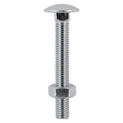 Carriage Bolts & Hex Nuts – Stainless Steel – A2 Grade for Timber, Outdoor & Construction Projects