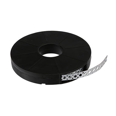 Galvanised Fixing Band – Perforated Steel Strip for Pipework, Cable Support & General Repairs