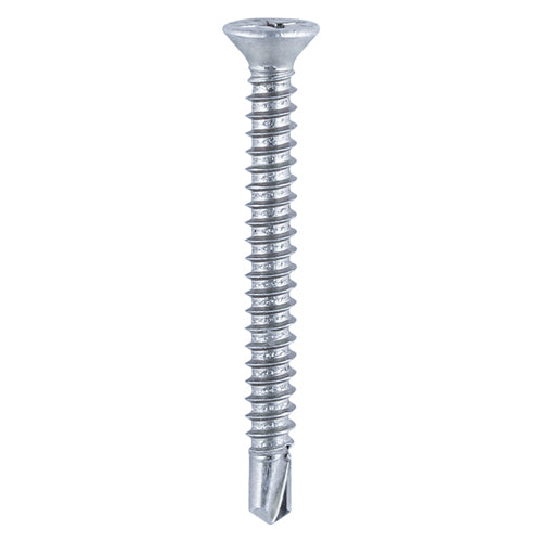 Window Fabrication Screws Countersunk with Ribs PH Self-Tapping Self-Drilling Point Zinc (1000 pcs)