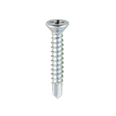 Window Fabrication Screws Countersunk PH Self-Tapping Self-Drilling Point Zinc