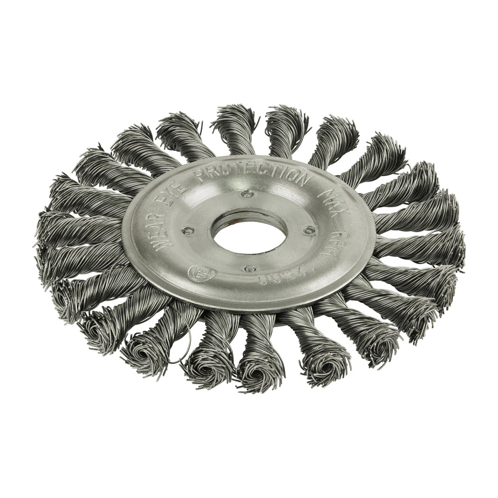 125mm Wheel Brush – Twisted Knot Steel Wire