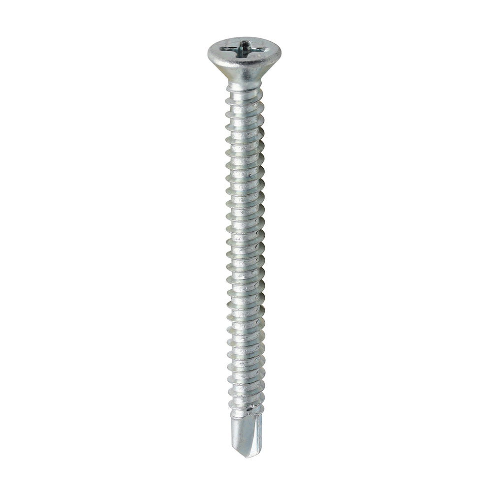 Window Fabrication Screws Countersunk PH Self-Tapping Self-Drilling Point Zinc