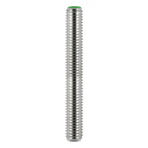 1m Threaded Bars - A2 Stainless Steel Rods for Construction, Fixing & Mounting Applications - Pack of 5
